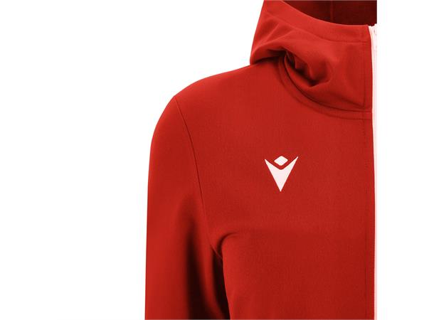 Bastet Full Zip Hoody W RED/WHT 3XS Teknisk hettejakke til dame 