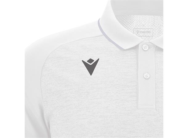Aulos Polo WHT/SLV 4XL Teknisk poloskjorte - Unisex 